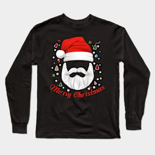 Hipster Santa Claus - Merry Christmas Long Sleeve T-Shirt